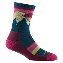 Darn Tough Sunset Ledge Micro Crew Sock Women's in Dark Teal